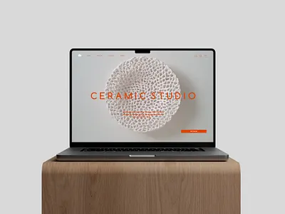 Ceramic Studio Landing Page design landing page uiux design website