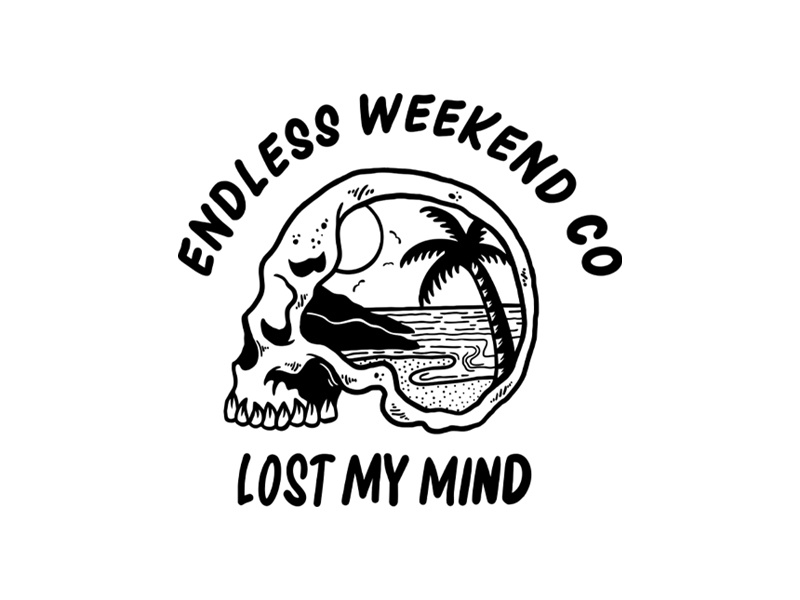 Lost My Mind apparel artwork badgedesign beach clothingdesign digitalart drawing graphictees illustration merchdesign skull southbeach streetwear summer teesdesign tropical tropicalvibes tshirt design