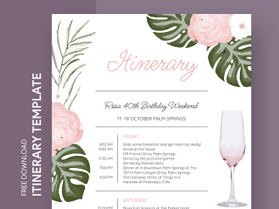 Event Itinerary Free Google Docs Template docs event google itinerary print printing program route schedule template templates