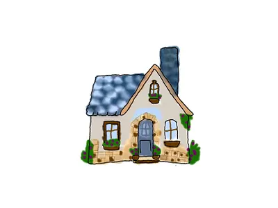 House Architecture Sketch architectural illustration