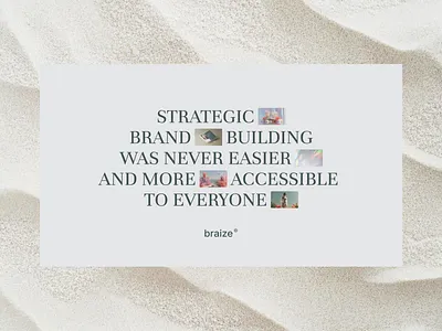 braize info brand brand strategy branding illustration logo screen design visual design