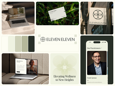 Branding for Eleven Eleven Wellness Center brand identity branding clean doctors health healthcare medicine minimal product design web design wellness