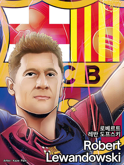 카제박(Kaze Park) FC바르셀로나 일러스트 Robert Lewandowski 로베르토 레반도프스키 박승우 fc바르셀로나 아트콜라보 카제박 fc바르셀로나 일러스트 카제박 kazepark robert lewandowski 레반도프스키 레반도프스키 일러스트 레반도프스키 일러스트 카제박 레반도프스키 카제박 로베르토 레반 도프스키 바르셀로나fc x 카제박(kaze park) 스포츠 아티스트 스포츠 일러스트 작가 카제박 카제박 일러스트 fc바르셀로나 카제박 일러스트 레반도프스키 컬레스 작품 카제박 컬레스 카제박 컬렉스 경매 작품