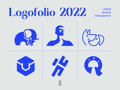 Logofolio 2022 brand design identity illustration letter logo logofolio logofolio2022 minimal monogram simple typography visual