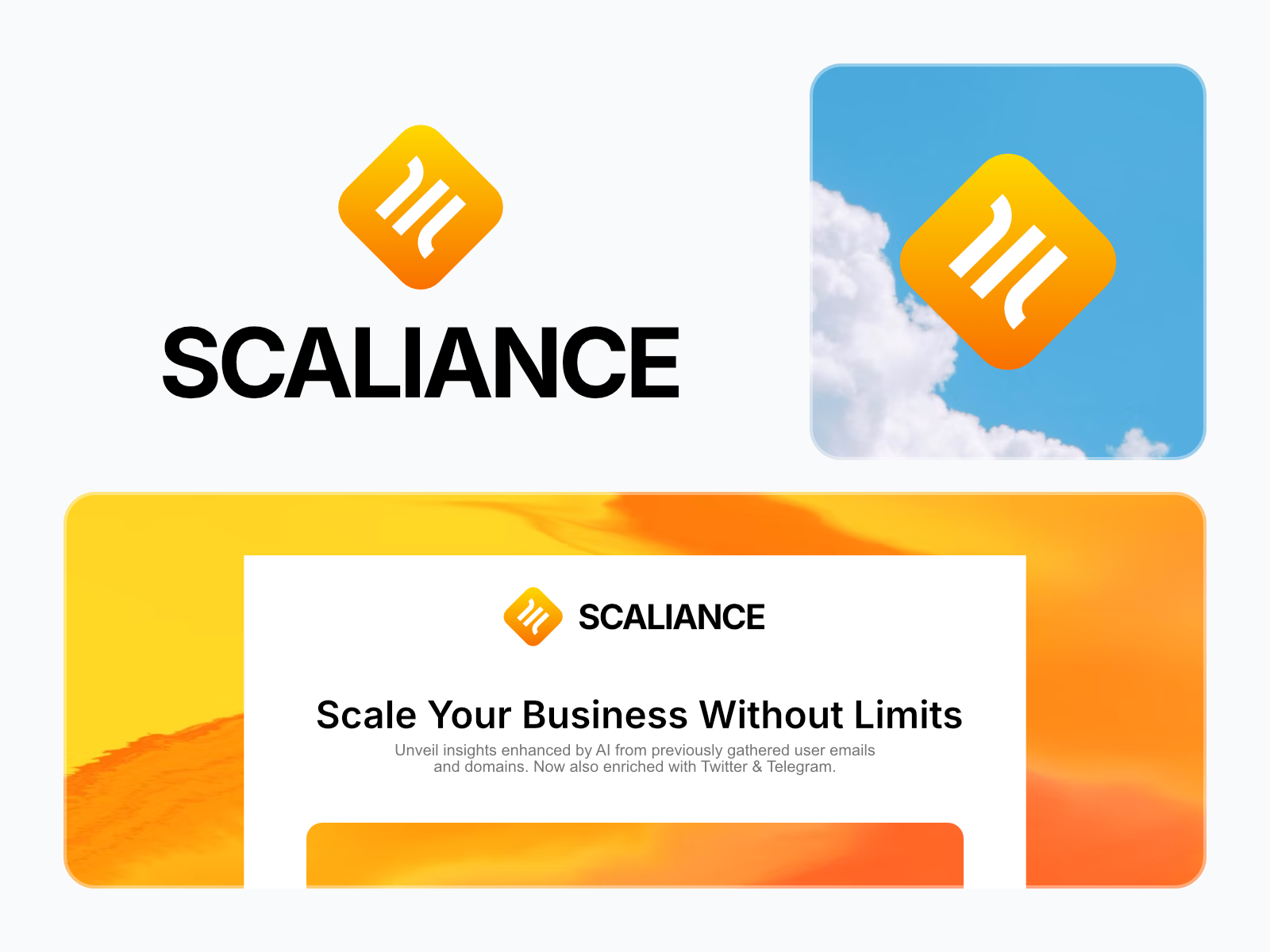 Logo design • Scaliance graphic design logo