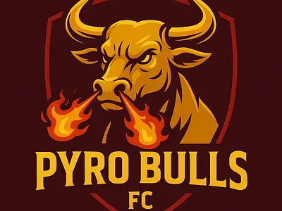 Soccer Logo animation brand branding bull euro fc graphic design international logo soccer team world cup