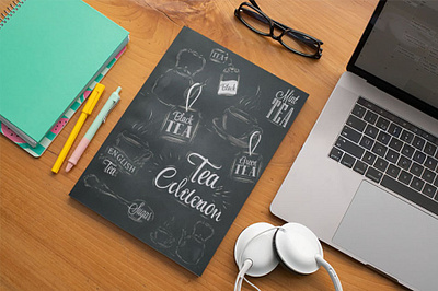 Tea Collections Brochure – Editorial Design adobe indesign adobe photoshop brochure design color palette editorial design graphic design layout design mockup print design typography
