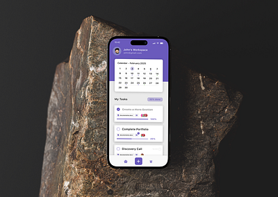 Task manegment App design graphic design