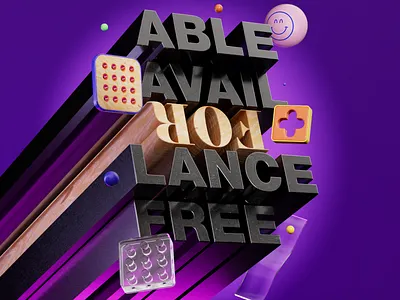 Available for freelance 3d animation blender branding cinema4d design illustration logo motion design motion graphics ui