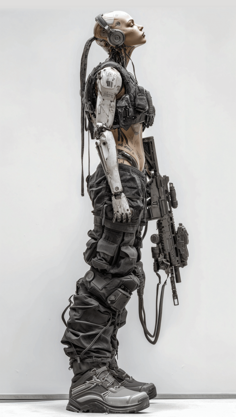 Cybernetic Vanguard: AI Concept Art ai ai generated concept art midjourney