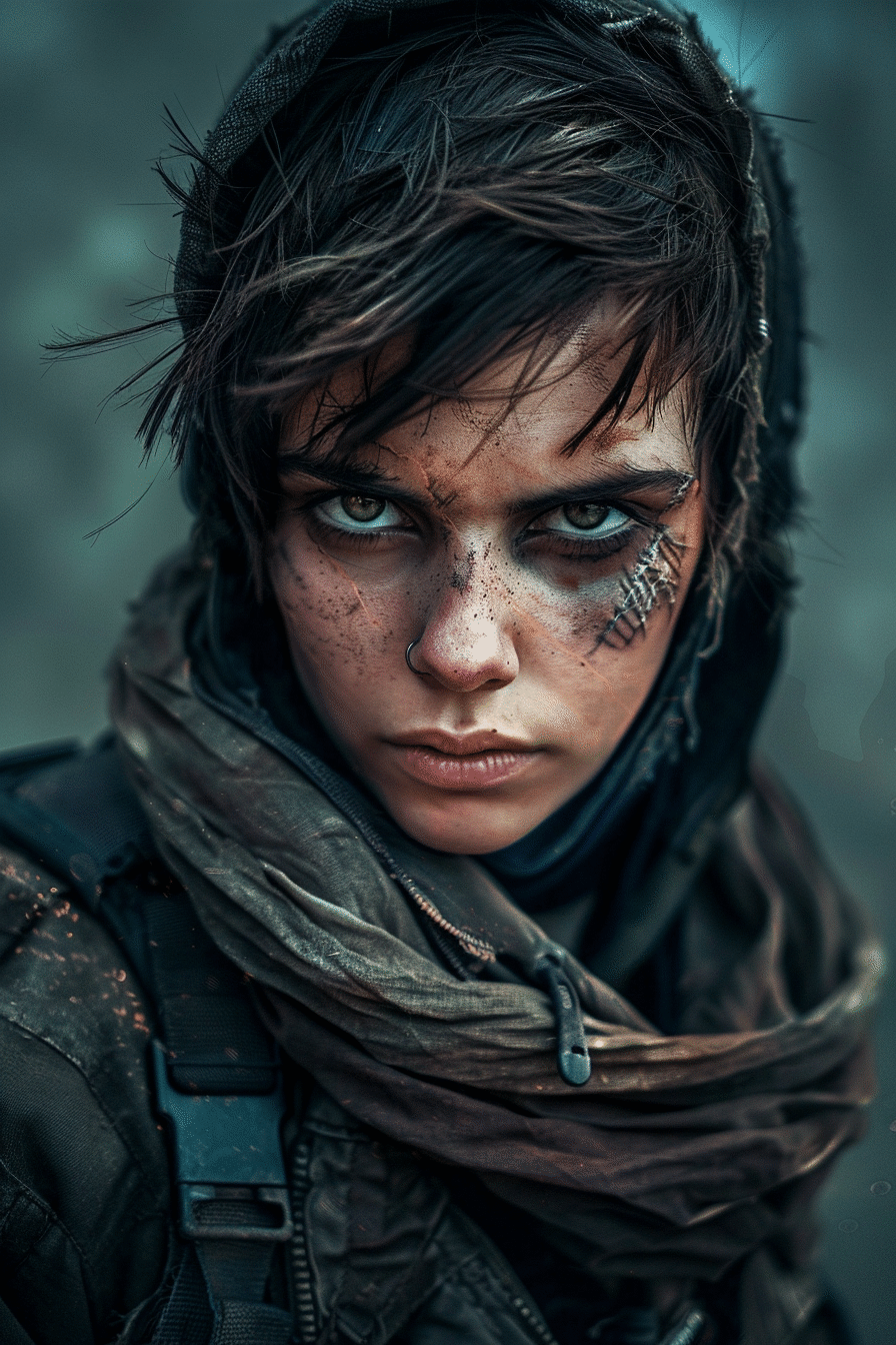 Nomad Huntress: AI Concept Art ai ai concept art midjourney