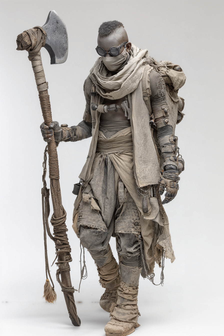 Dustlands Sentinel: AI Character Concept ai character concept