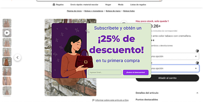 Overlay Pop-up E-commerce design ecommerce illustration ui ux