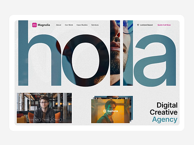 Magnolia - Creative Digital Agency agency branding company creative design digital elementor framer landing marketing motion page portfolio studio ui webflow website wordpress
