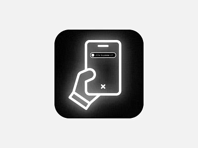 Give Your Eyes a Break—Power Off the Phone badges card design icon illustrations logo ui widget