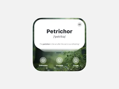 Encounter “Petrichor”: A Word of Rainy Day Bliss badges card design icon illustrations poem rain ui vocabulary widget