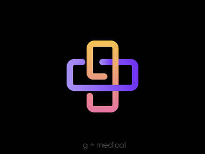 g + medical brand identity branding logo logo design mark monogram