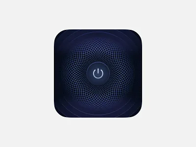 Music Switch Woven by Sound Waves badges card design icon illustrations music switch ui widget