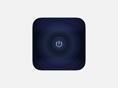 Music Switch Woven by Sound Waves badges card design icon illustrations music switch ui widget