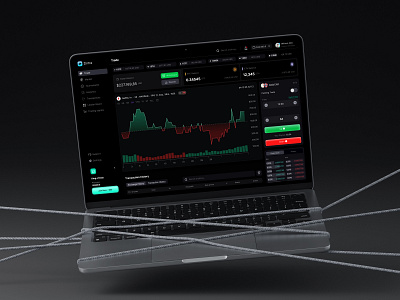 Crypto Trading Dashboard – Dark, Sleek & Data-Driven branding crypto dashboard design figma graphic design icon illustration logo minimal trading ui uiux ux uxui vector