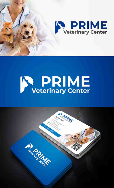 prime veterinary logo branding logo logo design minimalist minimalist logo modern modern logo vet logo