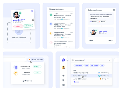 Ispolink - UX/UI Design app ats design components design system ui ui design ux ux design web3