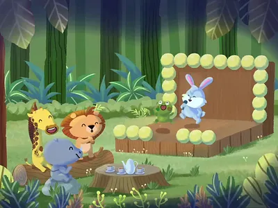 Children book animation animated animation illustration motion motion graphic