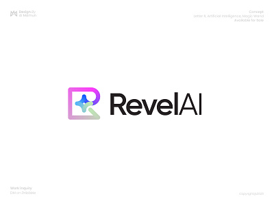 Letter R, Artificial Intelligence Logo Design ai ai logo app logo artificial intelligence brand mark branding business logo identity letter mark letter r logo logo logo design logo designer logo icon marca modern logo r logo webapp logo