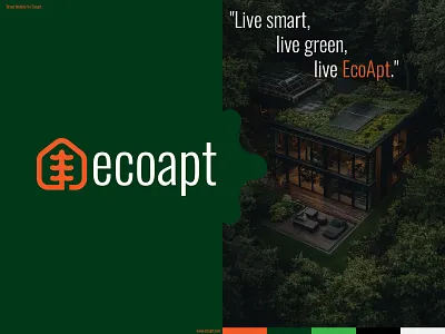 Real Estate Logo apartment logo asrafuluix eco home logo eco logo ecoapt logo home icon home logo modern home logo property logo real estate branding real estate logo
