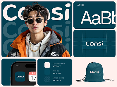 Consi - Logo & Branding apparel logo bento design brand identity branding clothing brand clothing logo consi creative logo letter logo logo design modern logo streetwear logo