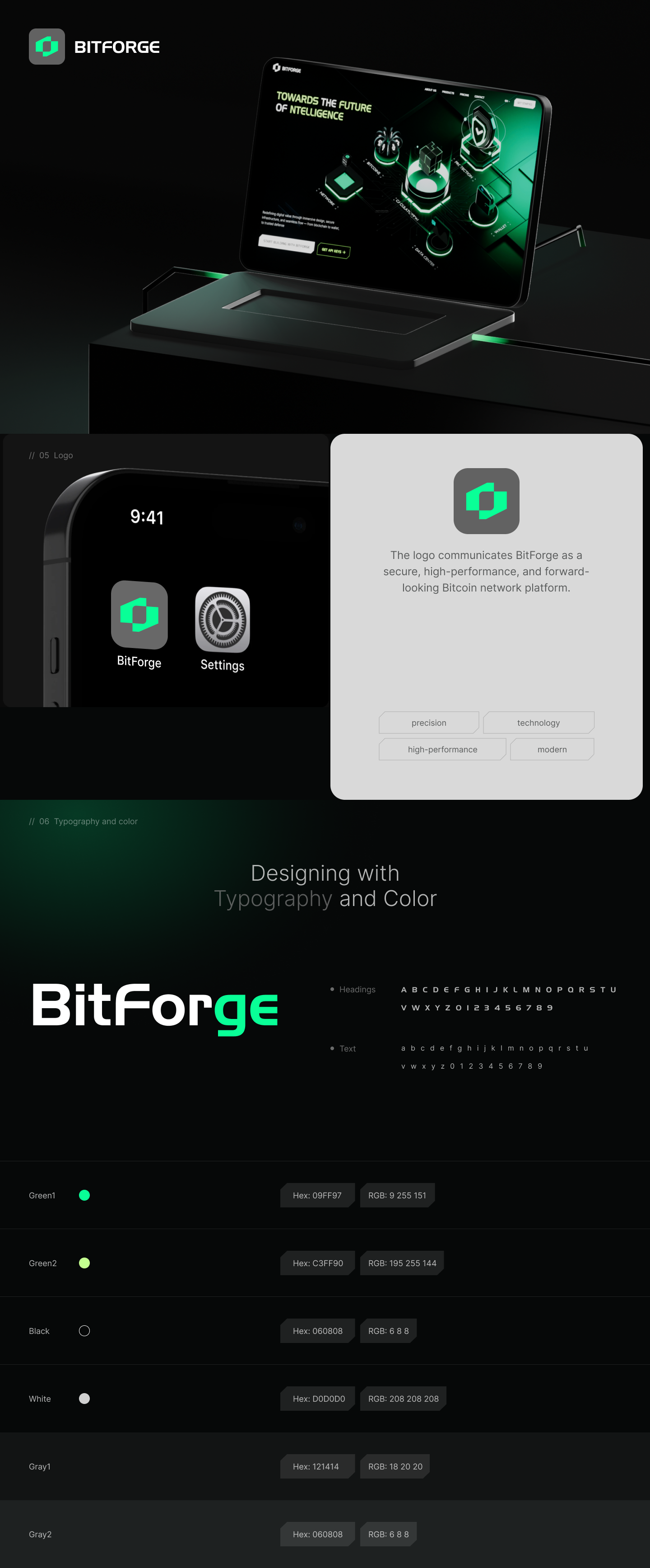 Bitforge — UI/UX Design for Web3 AI by YNG724 on Dribbble