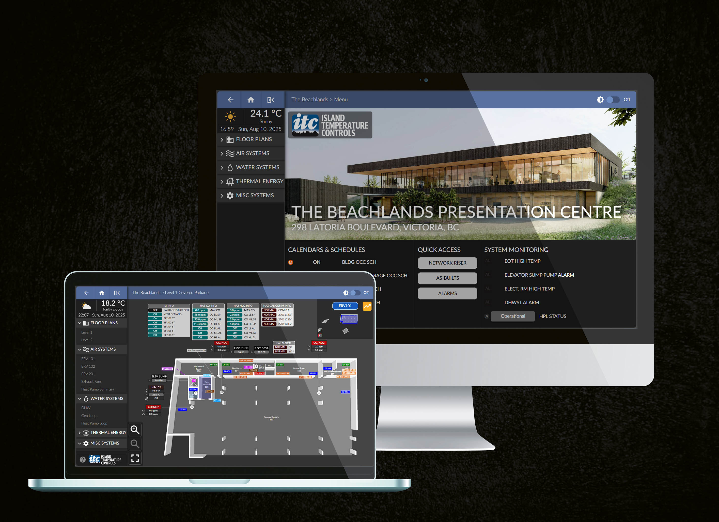 Example of UX for Direct Digital Control of HVAC Equipment & System