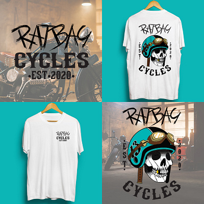 Rat Bag Cycles branding design graphic design illustration logo packaging typography vector