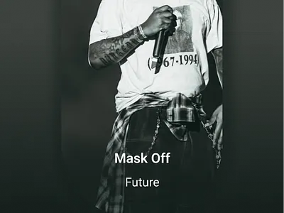 Music Player UI design app branding daily ui design ui