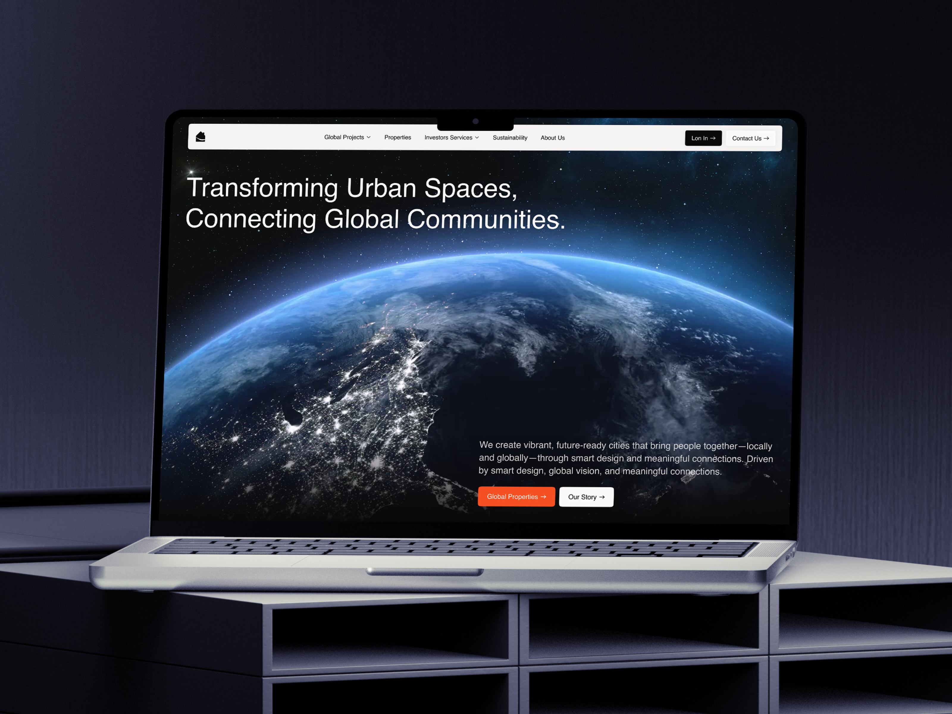 Real Estate Website Design for Luxury Living clean ui home page landing page landing page design luxury living modern ui property website real estate real estate agency real estate website saas ui uiux ux web design web ui website website design