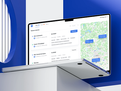 Freight Logistics Platform b2b cargo freight logistics platform route optimization shipping supply chain tracking transportation web design