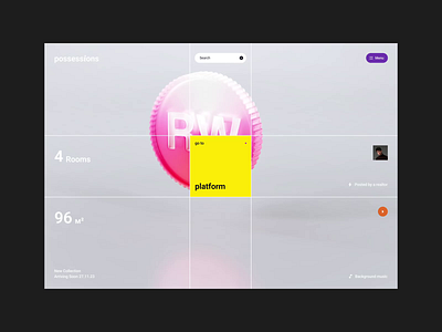Possessions - RWA real estate project architecture building crypto estate real finance house real estate rwa web design