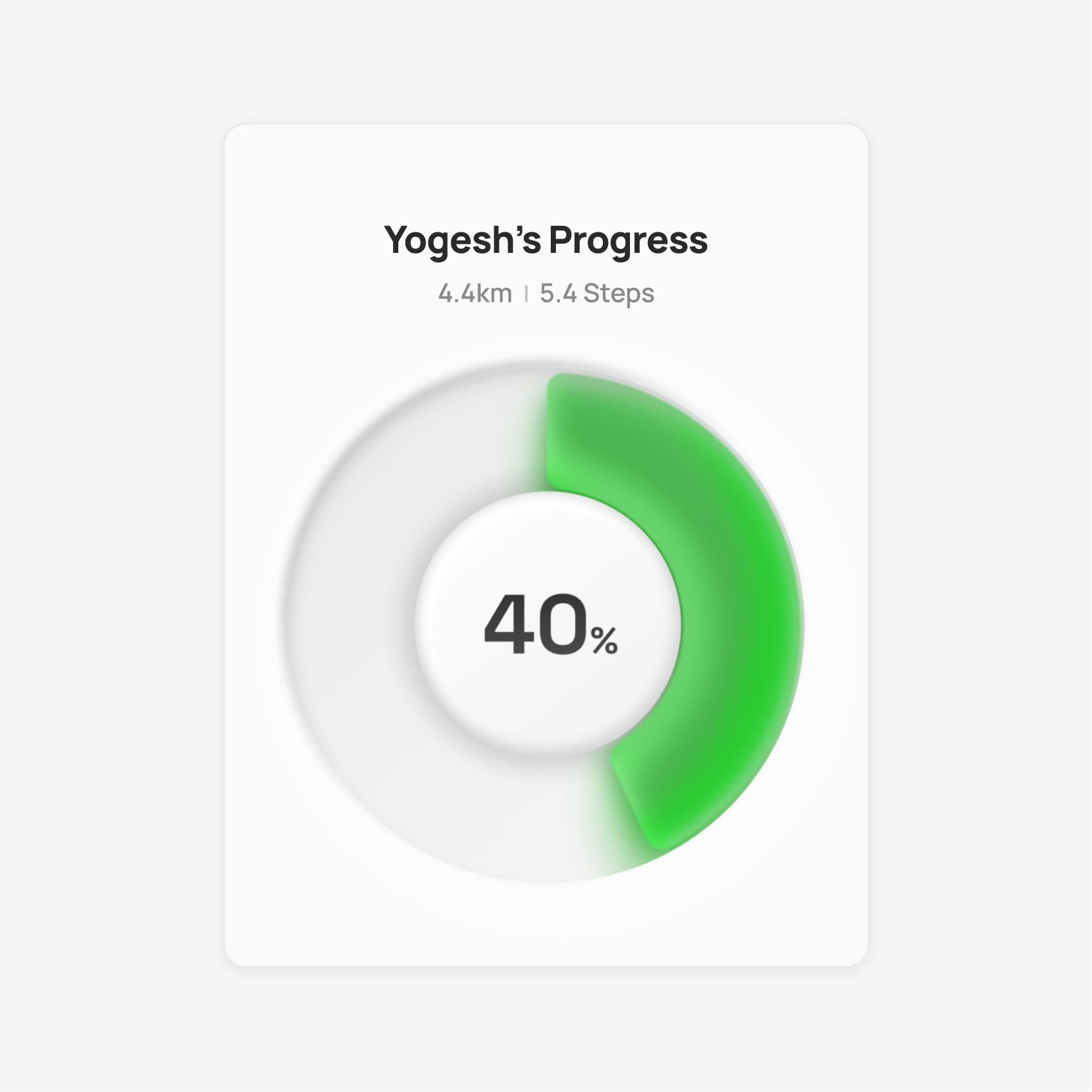 Progress Circle - Shader Series in Figma 3d analyticsui animationdesign cleandesign dailyui dribbblepopular figma fitnessapp healthtracking interactiondesign microinteraction neumorphism progress progresscircle softui trendingdesign ui