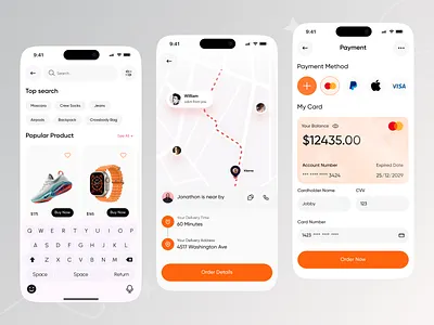 E-Commerce Mobile App Concept app app design app ui appdesign e commerce e commerce app e shop fashion app mobile mobile app mobile app design online shop online store app shop shopping app