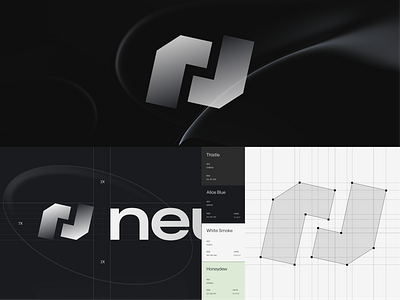 Neuronest - AI Startup Logo Identity Visual Identity Branding ai ai logo brand book brand design brand guideline brand identity branding company corporate identity graphic design icon logo machine learning minimalist modern professional sj startup logo typography visual identity