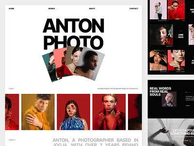Photographer Website design inspiration minimalist photo website photograph uidesign uiux website website design