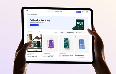 eCommerce catalog page design | Landingpage catalog ecommerce homepage landingpage product catalog products sale ui website design