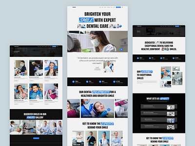 Dentalist - Dental Clinic Website Template dental clinic dentist dentist template medical ui webflow webflow template