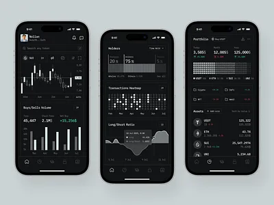 Cryptocurrency Trading Mobile App UI Design app app design application design application ui cryptocurrency finance app fintech mobile mobile app design mobile app ui mobile dashboard mobile ui mobile ui design mobile ux modern app ui trading platform ui ui design ui ux ui ux design