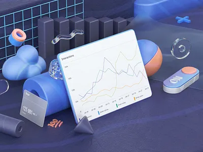 3D Visual / article cover 3d after effects c4d motion