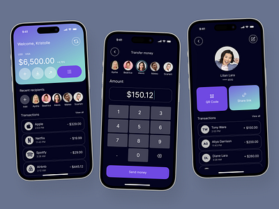 Fintech Personal Budgeting Mobile App app design app interface application ui budget app dashboard fintech ios mobile mobile app design mobile app ui mobile ui modern app ui ui design ui ux