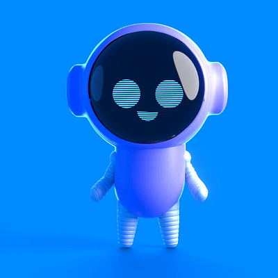 3D Animated Robot Character for Teustat 3dbot 3dbot animated logistic marketplace
