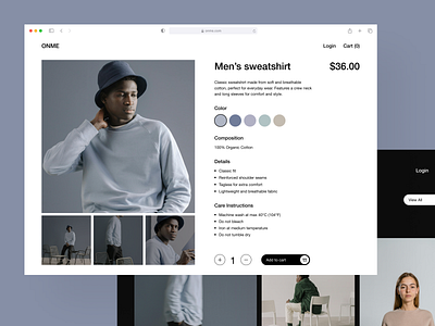 E-commerce Website Product Page for a Retail Brand ecommerce ecommerce website design modern website online store popular product page retail ui design ui ux design web web design web design inspiration web ui