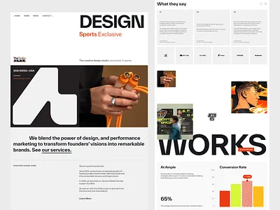 Agency Website agency design design exploration marketing agency marketing website redesign redesign concept uiux web web design website website redesign