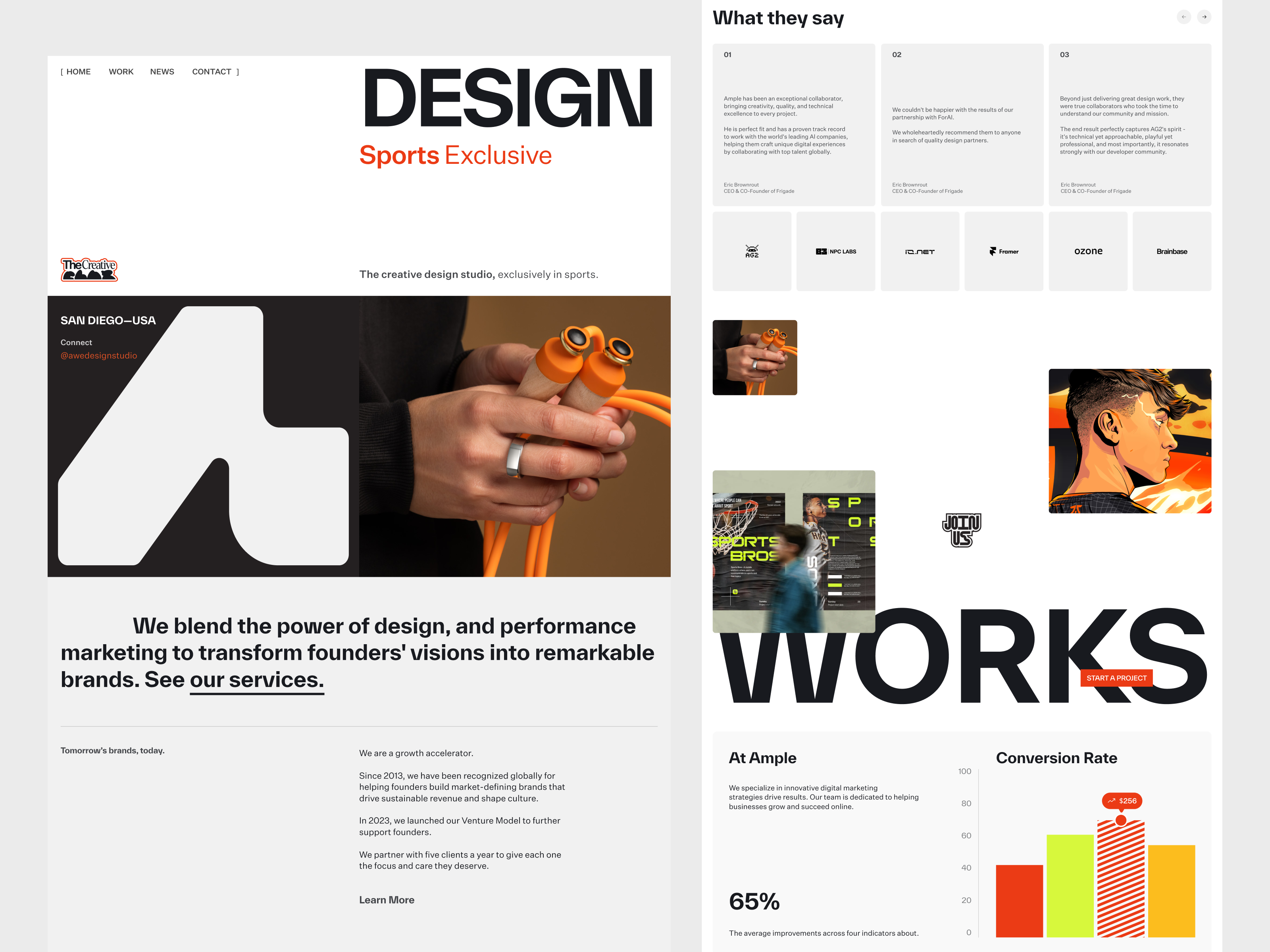 Example of Landing Page Design